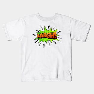 Aargh Comic Book Text Kids T-Shirt